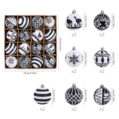 Weihnachtskugel-Set in 6 cm(16 Kugel)