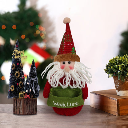 Weihnachtsdekorationen Schneemann Weihnachtsmann