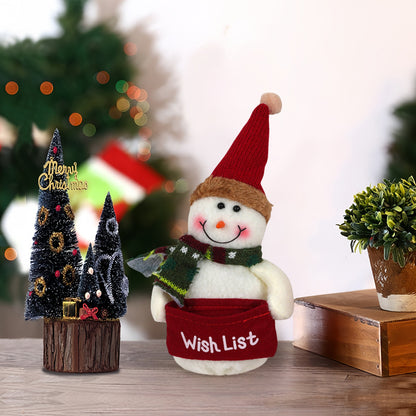 Weihnachtsdekorationen Schneemann Weihnachtsmann